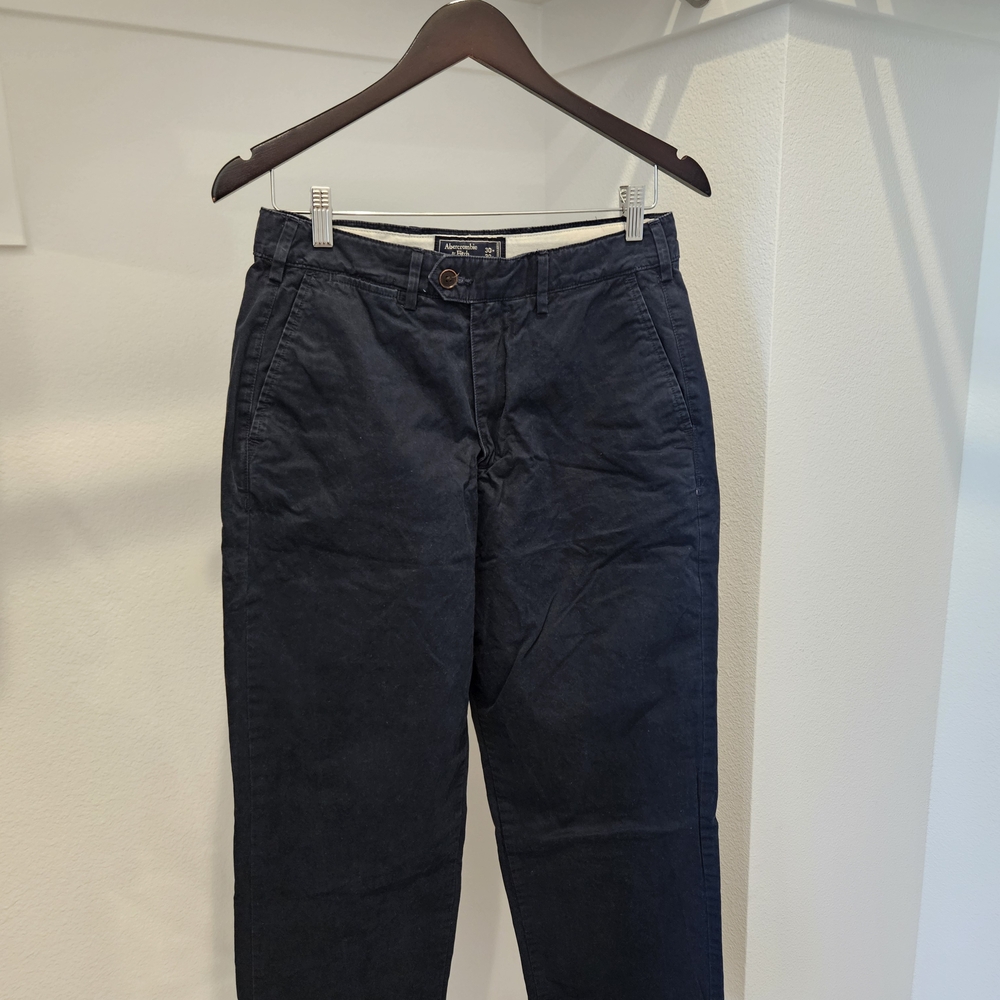 Abercrombie & Fitch Dark Blue Chinos Pants